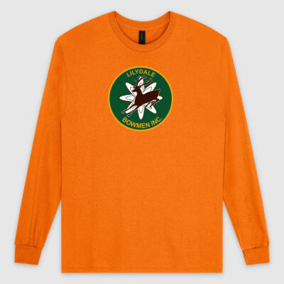 Mens FLURO Colour Logo Long Sleeve Tshirt Thumbnail