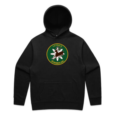 Mens PREMIUM Relaxed Hoodie Coloured Logo Thumbnail