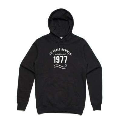 Mens HEAVY DUTY Hoodie Retro Est. 1977 Thumbnail