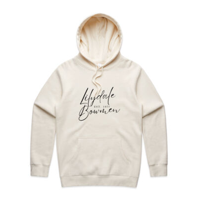 Mens HEAVY DUTY Hoodie Lilydale Bowmen Script Thumbnail